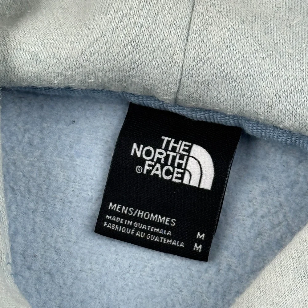 The North Face Hoodie Mens‎ Medium Light Blue Simple Dome Pullover Sweatshirt